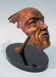 Buy Bronze Sculpture Of Head - Unique - By British Artist Nicola Thornhill • 195£