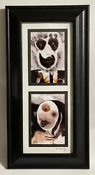 Buy Tonito Original Diptych Painting.Organic Otherworldly Art.Joker And Wife.FRAMED • 111.63£