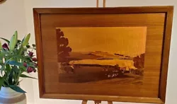 Buy Gorgeous Rich Marquetry Hunting Scene • 15£