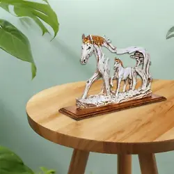 Buy Galloping Horse Statue Resin Art Animal Sculpture Home Shelf Decor Ornaments • 23.26£