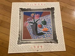 Buy David Hockney Art Calendar 1989 Metropolitan Museum Of Art 14” X 14” Folded  • 118.40£
