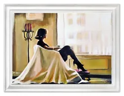 Buy Jack Vettriano - IN Thoughts Of You 63x84cm Oil Painting Canvas G15175 • 178.21£