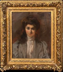 Buy Large 19th Century Portrait Of A Young Lady By Sir John Lavery (1856-1941) • 14,000£