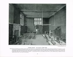 Buy Harrow School Fourth Form Room London Antique Old Picture Print C1896 TQL#166 • 5.49£
