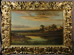Buy Landscape And Sunset Oil Painting Signed Daniel Sherrin (BRITISH) • 4,724.97£