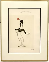 Buy Hirschfeld Marcel Marceau Hand Signed Etching Painting 1985 Edition 17/200 • 2,078.99£