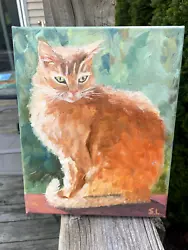Buy ''Original Oil Paintings On Canvas Cat 'Raffaella' 8'-10' 2021 Unframed • 71.62£