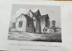 Buy Antique Print Hinton Ancient Chapel Near Bath 1817 Pub. In Antiquarian Itinerary • 4£
