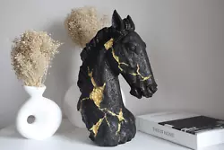 Buy Large Horse Head Bust Statue, 15 Inches 38 Cm, Horse Sculpture, Horse Figurine • 125.41£