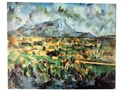 Buy CEZANNE Paul Art Print 1958 Mount Sainte Victoire Landscape Mountains French • 25£
