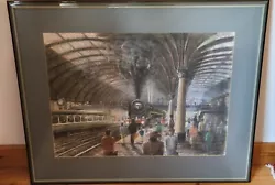 Buy Original Pastel On Paper  - York Station By Andrew Ayre • 300£