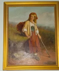 Buy W.F. HARDY (circa -1885 ), RUSTIC ANTIQUE PAINTING. • 199£
