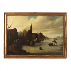 Buy Landscape Painting Attributed To Thomas Heeremans Oil On Canvas • 11,015£