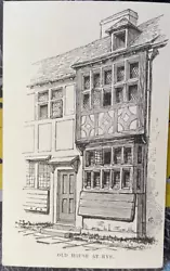 Buy Antique Print Old House At Rye C1860 Pub. In Old England • 4£