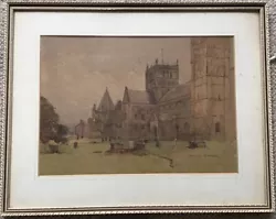 Buy Artist William Benner Mid C20th Sepia Watercolour Southwell Minster Notts • 28£