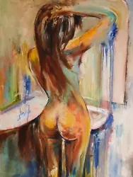 Buy  Nude Woman Large Original Contemporary Oil Painting  • 165£