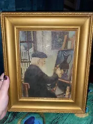 Buy Oil On Board Fabulous Painting Signed Antique Gold Framed Medium Expertly Paintd • 65£