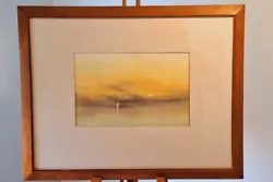 Buy Original Watercolour, Saling Into The Sun Signed & Framed • 25£