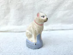 Buy Vintage Handmade & Painted Cougar Cat Terracotta Figure Wildlife Statue TC144 • 56.54£