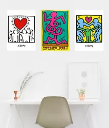 Buy Keith Haring Collection POSTER PRINT A5A1 80s Style Drawing Retro Wall Art Decor • 4.95£