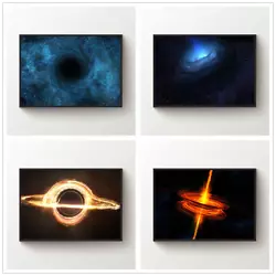 Buy Black Hole Space Printed Canvas Wall Art Painting Poster Home Decor Unframed • 3.59£