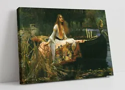 Buy John William Waterhouse, The Lady Of Shalott -canvas Wall Art Painting Print • 26.99£