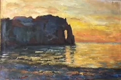 Buy Twilight Normandy By Claude Monet Signed 1882 Oil Painting • 23,624.84£