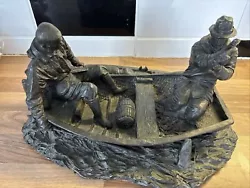 Buy Bronze Rowing/Fishing Boat Sculpture For Restoration  • 15£