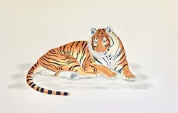 Buy La Roche Laffitte - Painting Original - Watercolour - Tiger 2 • 892.12£