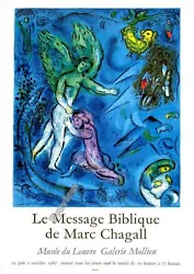 Buy Retro Louvre France Paris Chagall 1967 Classic Print Poster Wall Art Picture A4+ • 4.99£