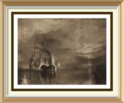 Buy Original Antique Print By JMW TURNER FIGHTING TEMERAIRE Nelson From Painting • 5.99£