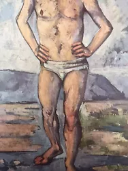 Buy CEZANNE Paul Rare Print Printed In 1958 Man Torso Gay Interest French Painting • 40£