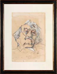 Buy Horst Janssen Portrait Pastel Signed 1989 Claude Bernard Gallery New York • 10,962.93£