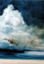 Buy Original Scottish Art - Oil Painting Seascape -  Rising Tempest • 750£