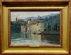 Buy Anna Richards Brewster -1930 View Of San Michele Di Pagana In Italy-Oil Painting • 5,796.34£