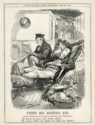 Buy RARE PUNCH 1913 CARTOON - WINSTON CHURCHILL - Lord Of The Admiralty ASQUITH  • 14.13£