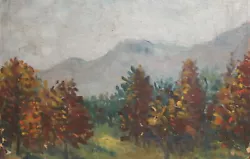 Buy Antique Oil Painting Impressionist Forest Landscape • 73.79£