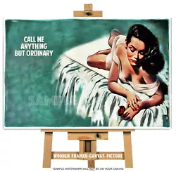 Buy Connor Brothers Art Canvas Retro Style Connor Brothers Framed Canvas Wall Art #4 • 24.99£