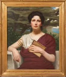 Buy Large 19th Century Pre-Raphaelite Goddess Nortia By George MORTON (1860-1904) • 12,000£