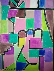 Buy PAUL KLEE 1931 Painted Abstract Art On Paper Gouache Original Signed Not Print • 80£