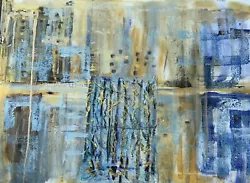 Buy Original Artwork Abstract Modern Signed Desert City Winter. • 100£