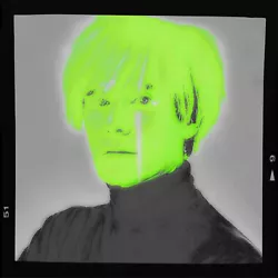 Buy Andy Warhol Neon Green 100x100 Acrylic Glass Picture/Loft/Print/Modern Art • 171.58£