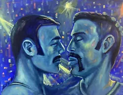 Buy Gay Art Male “Mercury Rising” Original Oil Painting Dan Green • 236.25£