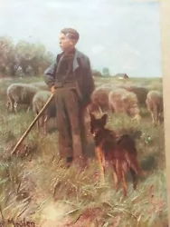 Buy Antique Print The Young Shepherd F P Der Meulen Large From Famous Painting • 9.99£