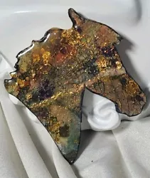 Buy Original Equestrian Painting Wearable Art Oil & Resin Brooch Tere Goldstein OOAK • 41.44£