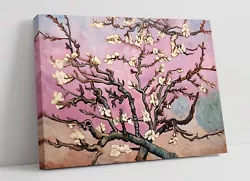 Buy Van Gogh Style Cherry Blossoms 2 -framed Canvas Painting Wall Art Paper Print • 14.99£