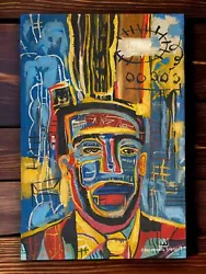 Buy Jean-Michel Basquiat Artist Oil Painting Canvas Signed Stamped Handmade Vintage • 115.92£