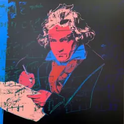 Buy Andy Warhol- Silk Screen  Beethoven  • 1,423.09£