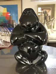 Buy Awesome Glass Kosta Boda Gorilla Sculpture My Wild Life Gabba Gabba Hey In Box • 208.54£