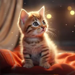 Buy Kitten Digital Image Picture Photo Wallpaper Background Desktop Baby Cat Art • 1.19£